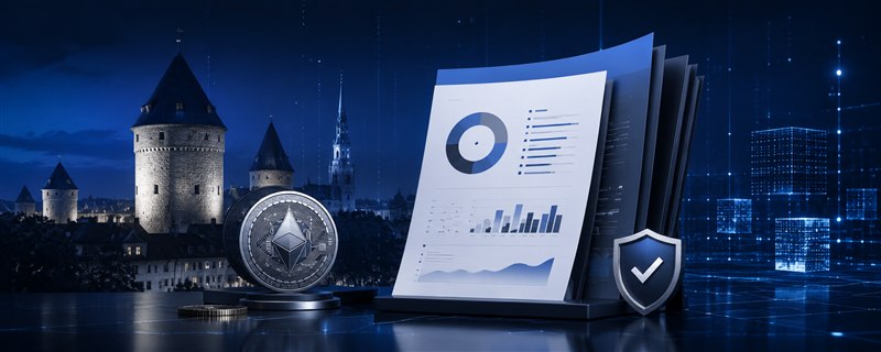 Vorschau des Estland Steuerreports fuer das Steuerjahr 2025 mit Uebersicht, Transaktionen und Audit-Trail.